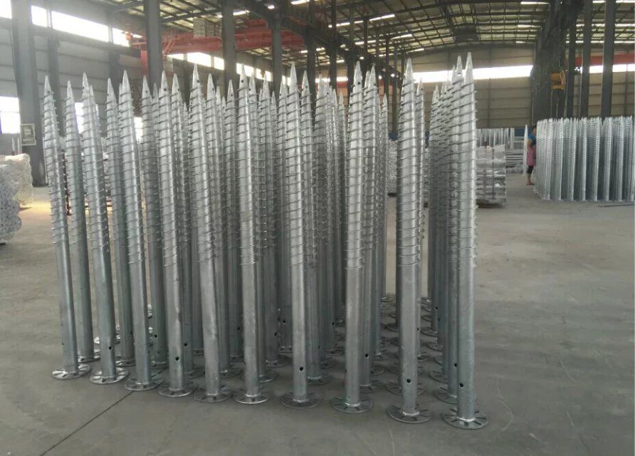 1800mm Flange top Ground Screw